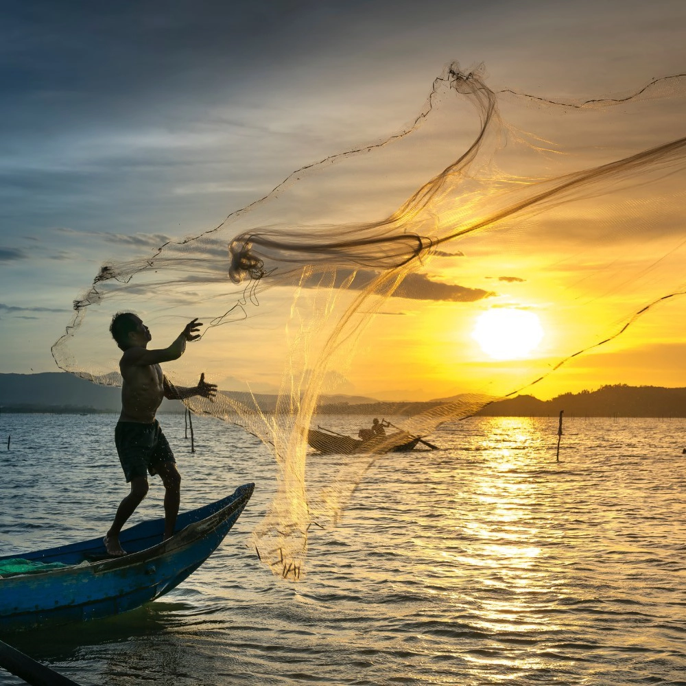 Pesca en la laguna - Manu